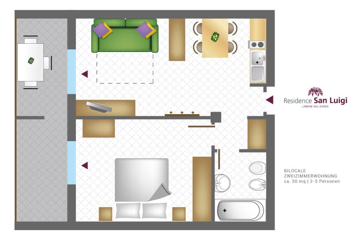 Residence San Luigi Limone sul Garda Εξωτερικό φωτογραφία